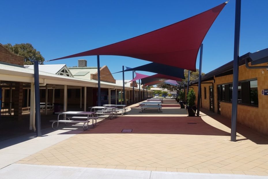 Commercial shade sails